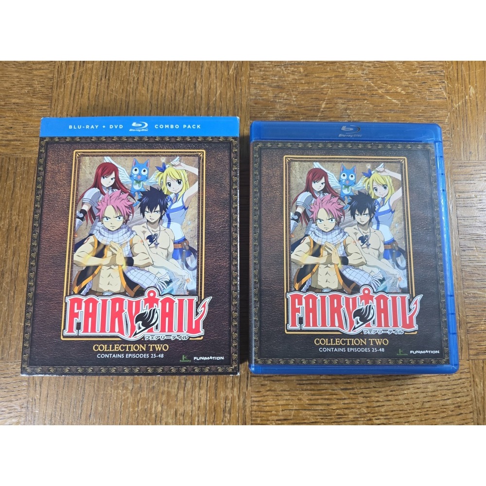 Fairy Tail Collection Two Bluray & DVD Combo Pack w/ Slipcover